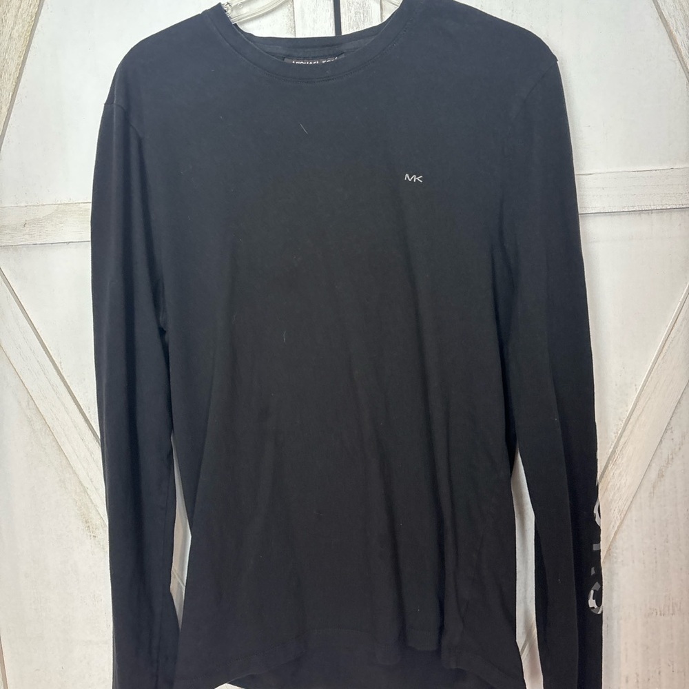 Michael Kors Men's Classic Black Long Sleeve Tee